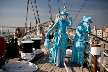 Die Signora del Vento ist ein herrliches Segelschiff.